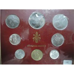 1972 VATICAN MINT SET ORIGINAL MINT PACKAGING