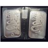 Image 1 : 2 1 0Z FINE SILVER INGOTS 2013 SNAKE RAND REFINERY