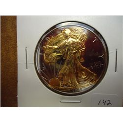 2009 GOLD ENHANCED PROOF AMERICAN SILVER EAGLE