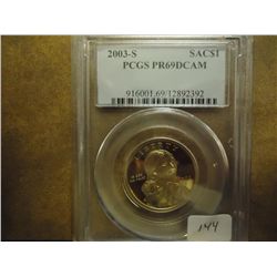 2003-S SACAGAWEA DOLLAR PCGS PR69 DCAM