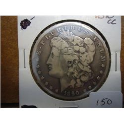 1890-CC MORGAN SILVER DOLLAR