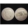 Image 1 : 2-1922 PEACE SILVER DOLLARS