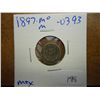 Image 1 : 1897-MO/M MEXICO SILVER 5 CENTAVOS .0393 OZ. ASW