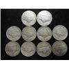 Image 2 : 10 ASSORTED 35% SILVER JEFFERSON WAR NICKELS