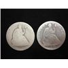 Image 1 : 1876-S & 1877 SEATED LIBERTY HALF DOLLAR