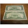 Image 2 : 1934-B $5 SILVER CERTIFICATE & 1963 $5 US NOTE