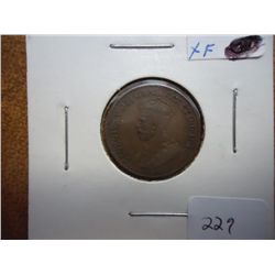 1922 CANADA 1 CENT KEY DATE (VERY FINE)