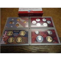 18 PIECE 2009 US SILVER PROOF SET (WITH BOX)