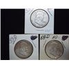 Image 1 : 1953-D,57-D & 58-D FRANKLIN HALF DOLLAR