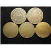 Image 1 : 1864,65,66,67 & 68 TWO CENT PIECES