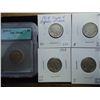 Image 1 : NICE LOT OF 5 BUFFALO NICKELS SEE DESCRIPTION