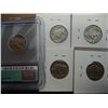 Image 2 : NICE LOT OF 5 BUFFALO NICKELS SEE DESCRIPTION