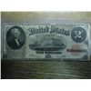 Image 1 : 1917 LARGE SIZE $2 US NOTE TAPE ON REVERSE