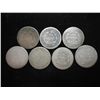Image 2 : 7 ASSORTED 1840'S SEATED LIBERTY DIMES