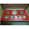 Image 1 : 1978 LIBERIA 8 PIECE PROOF SET $5 COIN IS SILVER