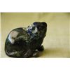 Image 1 : Azurite small carving of a cat