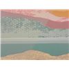 Image 2 : Audrey Grendahl Kuhn Abstract Print Blue Waterway Two