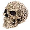 Image 1 : Intricately hand carved skull trinket box