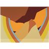 Image 2 : Doug Danz Signed Geometric Valley Print Proof Terra II