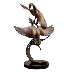 Ducks Taking Flight Statue