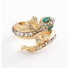 Image 1 : Crystal Lizard Bypass Ring