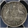Image 2 : 1914 Sixpence PCGS MS63