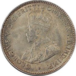 1921 Plain Threepence MS64