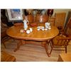 Image 1 : OAK DINING TABLE AND 2 LEAFS