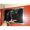 Image 1 : FRAMED ON BOARD - PANTHER ON A CLIFF