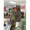 Image 1 : HAND CRAFTED CHAINSAW CARVING - BEAR ON STUMP