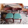 Image 1 : DINING CHAIRS - 2 GREEN