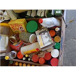 BOX OF OPEN FOOD  & SPICES - FROM ESTATE