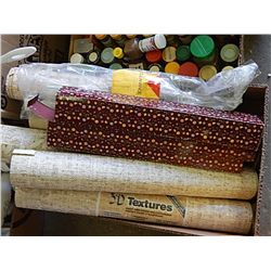 BOX OF WALL PAPER / SHELF LINER