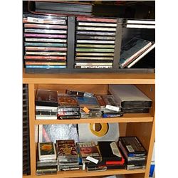 ASSORTED CD'S AND CASSETTES ETC