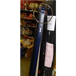 ASSORTED LEATHER AND OTHER BELTS AND HANGER
