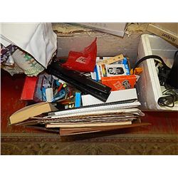 BOX OF ASSORTED OFFICE SUPPLIES