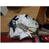 Image 1 : BOX OF ASSORTED LINEN - NAPKINS, TABLE CLOTHES,ETC