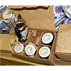 LOT OF 8 BOXES OF ORIENTAL JARS