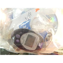 POCKET PODOMETER WITH BOOKS, CD ETC