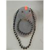 Image 1 : NECKLACE AND EARINGS AND BRACLET