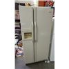 Image 1 : FRIDGE - NORGE -  2 DOOR SIDE-BY-SIDE - WORKING DIDN'T TEST THE WATER/ICE IN DOOR THOUGH