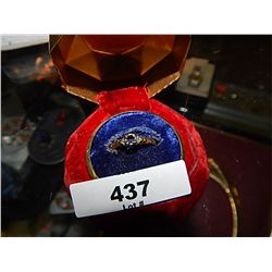 GOLD INGAGEMENT RING - DIAMOND MISSING