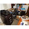 Image 2 : CORNER DESK - CAPPACHINO HOLLOW-CORE LEFT OR RIGHT FACING - NEW FROM BOX - WE BUILT HERE