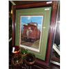 Image 1 : FRAMED LIMITED EDITON PRINT -"THREE RAILROADERS - MAX JACQUIARD