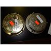Image 1 : BRASS COASTER SET & SILVER STYLE SET AND STANDS - 2 SETS TOTAL