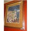 Image 1 : FRAMED LIMITED EDITION PRINT "THE MISSION WALL  - BLACK CRESTED  HUMMING BIRD - TERRY ISAAC