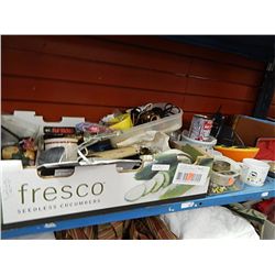 SHELF - BOX OF MISC AND MORE