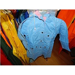RAIN GEAR - KIDS COAT - REVERSABLE - BLUE,PINK - 4A