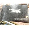 Image 1 : VINTAGE PHOTO ALBUM - ½ USED - PLANE ON FRONT