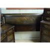 Image 1 : VINTAGE MAHOGANY HEAD BOARD - DOUBLE